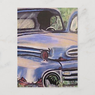 Alte Vintage-LKW-Kunst Postkarte