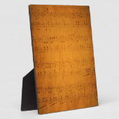 Alte Vintage Notenmusik Fotoplatte (Seite)