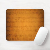 Alte Vintage Notenmusik Mousepad (Mit Mouse)