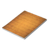 Alte Vintage Notenmusik Notizblock (Rotiert)