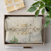 Alte Vintage Postkarten Weihnachten Entdeckungsrei Seidenpapier (Geschenk)