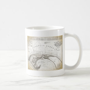 Alte Vintage Provinzhauptstadt Kapstadt Kabelplan Kaffeetasse