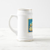 Alte Vintage Reise-Andenken Akrons Ohio OH- Bierglas (Links)