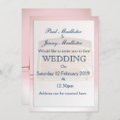 Alte Vintage Retro-Radioplaner Einladung (Vorne/Hinten)