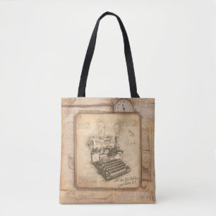 Alte Vintage Schreibmaschine. Autor/Schriftsteller Tasche