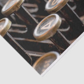 Alte Vintage Schreibmaschinentasten 10lb Tissue Pa Seidenpapier (Ausschnitt)