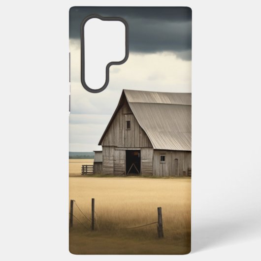 Alte Vintage Stallfelder Samsung Galaxy Hülle (Rückseite)