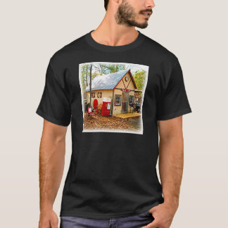 Alte Vintage Tankstelle T-Shirt