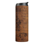 Alte Vintage Textur Thermosbecher (Nach links gedreht)