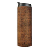 Alte Vintage Textur Thermosbecher (Nach rechts gedreht)