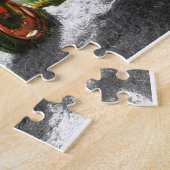 Alte Vintage Traktorbauernhofmaschinerie Puzzle (Seite)