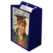 Alte Virginia Cheroots der 1890er Jahre und drucke Mittlere Geschenktüte (Rückseite Schrägansicht)