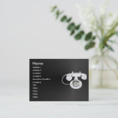 Alte Visitenkarte (Stehend Vorderseite)