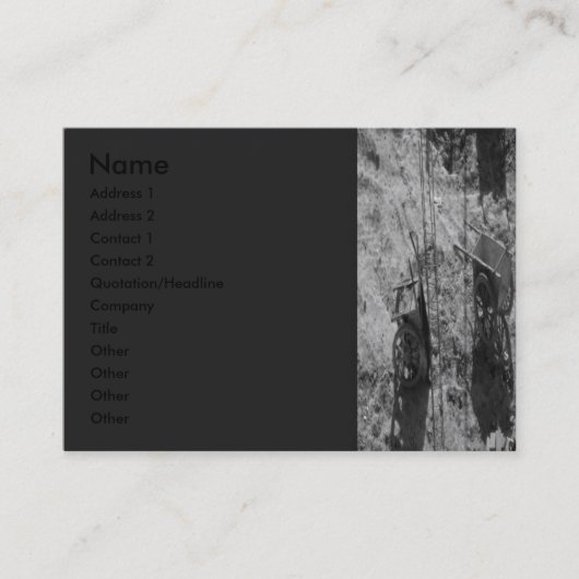 Alte Visitenkarte der Rollbügel (Vorderseite)