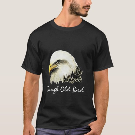 Alte Vögel Zitat Bald Adler, Vogel, T-Shirt (Vorderseite)