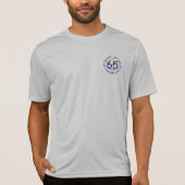Alte Volleyball-Spieler Die nie 65 T-Shirt (Vorderseite)