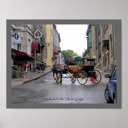 Alte, von Québec Gezeichnet Reittour Poster (Vorne)