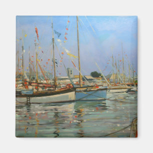 Alte Vorarbeiter Yarmouth Insel von Wight 2011 Magnet