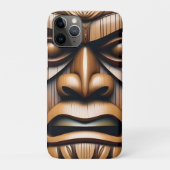 Alte Wächter: Tiki Holzkunst Case-Mate iPhone Hülle (Rückseite)