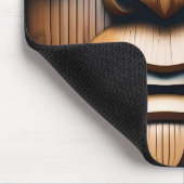 Alte Wächter: Tiki Holzkunst Mousepad (Ecke)