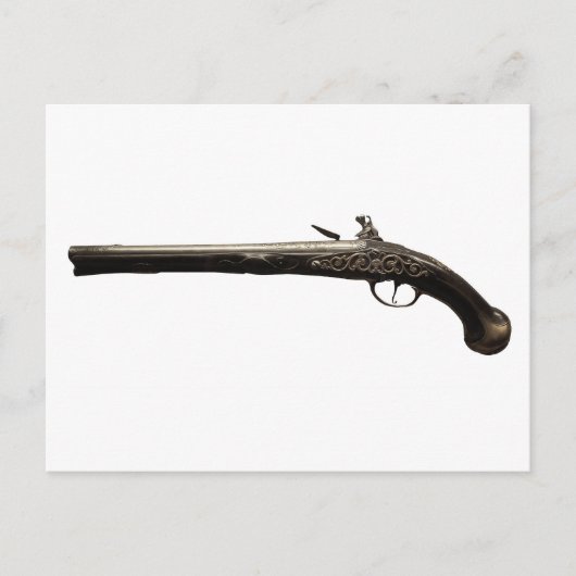 Alte Waffe Postkarte (Vorderseite)