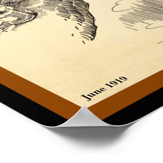 Alte Wahllephant & Donkey-Wahlfischen (Kopie) Poster (Ecke)