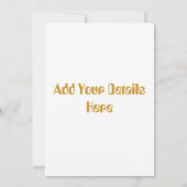 ALTE WALES EINLADUNG (Rückseite)