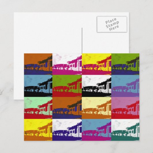 ALTE WALES POSTKARTE (Vorne/Hinten)