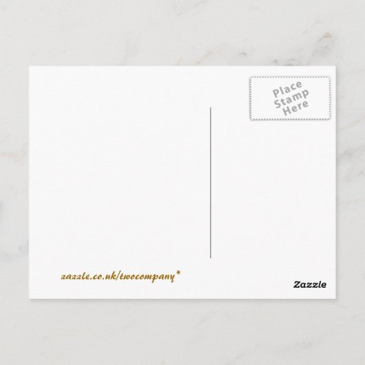 ALTE WALES POSTKARTE (Rückseite)