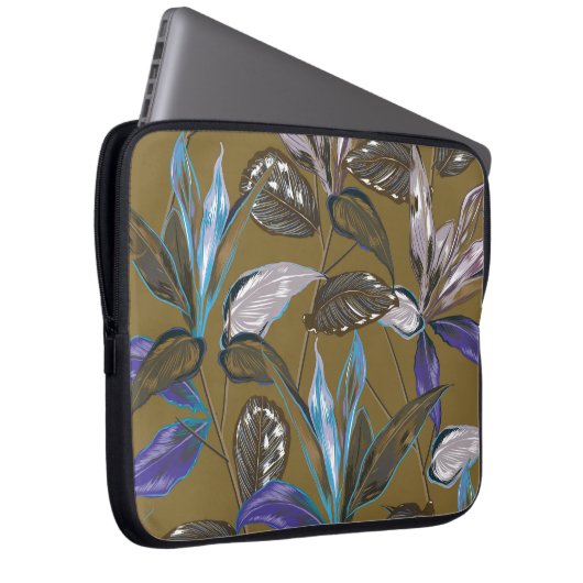 Alte Wandtextur mit Rissen, Retro-Hintergrund, Laptopschutzhülle (Vorne Rechts)