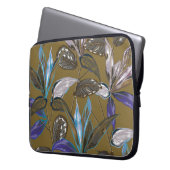 Alte Wandtextur mit Rissen, Retro-Hintergrund, Laptopschutzhülle (Vorderseite Links)