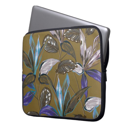 Alte Wandtextur mit Rissen, Retro-Hintergrund, Laptopschutzhülle (Vorderseite Links)