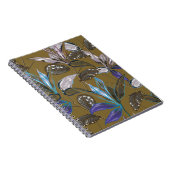 Alte Wandtextur mit Rissen, Retro-Hintergrund, Notizblock (Rechte Seite)