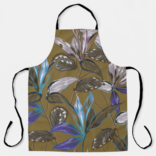 Alte Wandtextur mit Rissen, Retro-Hintergrund, Schürze (Vorderseite)