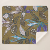 Alte Wandtextur mit Rissen, Retro-Hintergrund, Sherpadecke (Vorderseite (Horizontal))