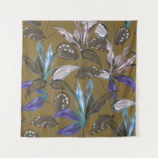 Alte Wandtextur mit Rissen, Retro-Hintergrund, Wandteppich (Vorderseite)