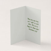 Alte Wasserfarbe Weihnachtsbaum in Snow Holi (Innenseite)