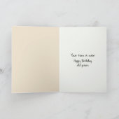 Alte Wasserfarbenmäuse zum Geburtstag Karte (Innenseite)