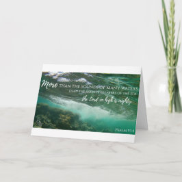 Alte Wasserkarte Psalm 93:4 Karte