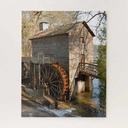 Alte Wassermühle Puzzle (Vertikal)