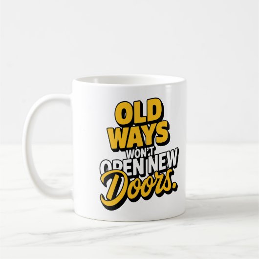 Alte Wege eröffnen kein Motivierend Angebot für ne Kaffeetasse (Links)