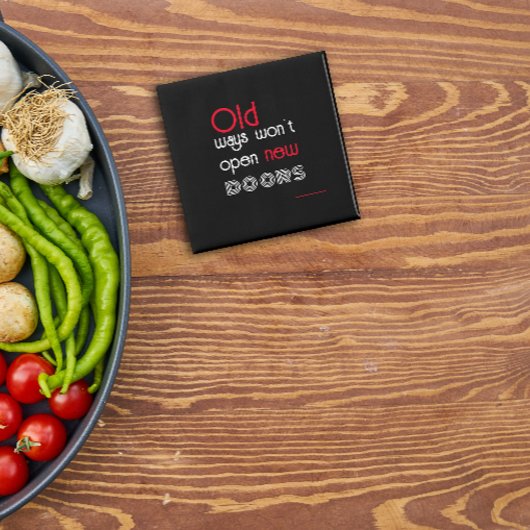 Alte Wege eröffnen neue Wege, quadratischen Magnet