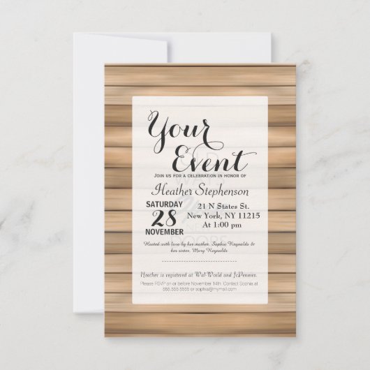 "Alte Wege öffnen keine neuen Türen" Einladung (Vorderseite)