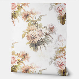 Alte, weiche Rose Rosa Bouquet Muster Flora Tapete
