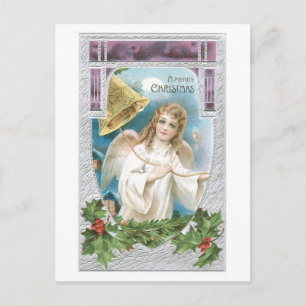 Alte Weihnachten, Angel Feiertagspostkarte