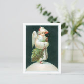 Alte Weihnachten, Angel Feiertagspostkarte (Stehend Vorderseite)