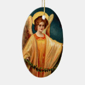 Alte Weihnachten, Angel Keramikornament (Rechts)