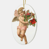 Alte Weihnachten, Angel Keramikornament (Links)