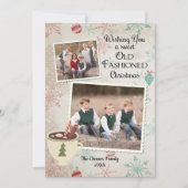 Alte Weihnachten Einladung (Vorderseite)