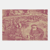 Alte Weihnachten Geschenkpapier Set (Vorderseite 2)